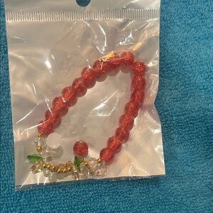 Elegant Red Beaded Bracelet